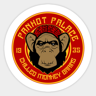 Chilled monkey brains Sticker